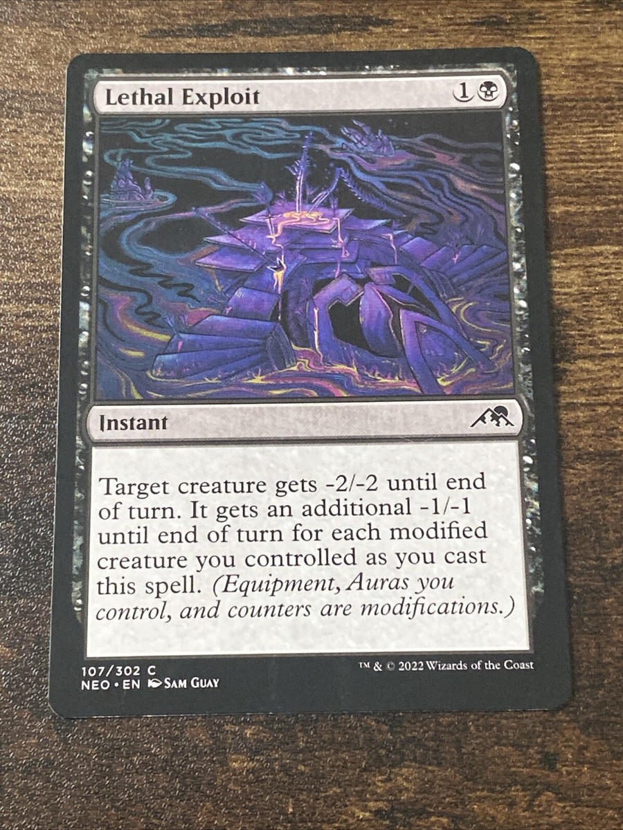Lethal Exploit Kamigawa: Neon Dynasty 107/302 MTG Magic The Gathering S1885* | eBay Lethal Exploit Kamigawa: Neon Dynasty 107/302 MTG Magic The Gathering S1885* | eBay