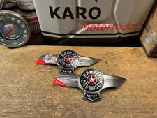 14100035 FATBOY® CHROM GLANZ SELBSTKLEBENDE TANKEMBLEME TANKSCHILDER HARLEY®