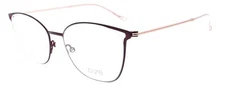 Airlock Pure P-5004 505 Women's Eyeglasses Frame Titanium 51-17-140 Plum