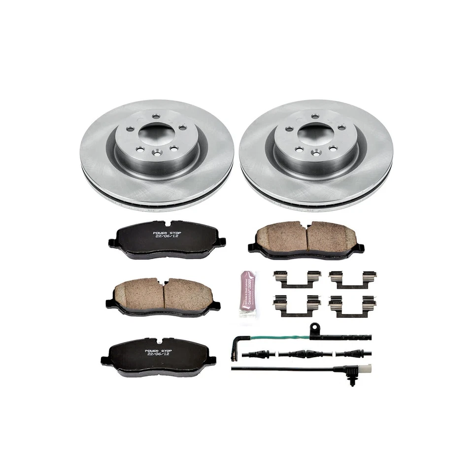 Powerstop KOE4615 2-Wheel Set Brake Disc and Pad Kits Front for Land Rover LR3 - Image 4 of 4