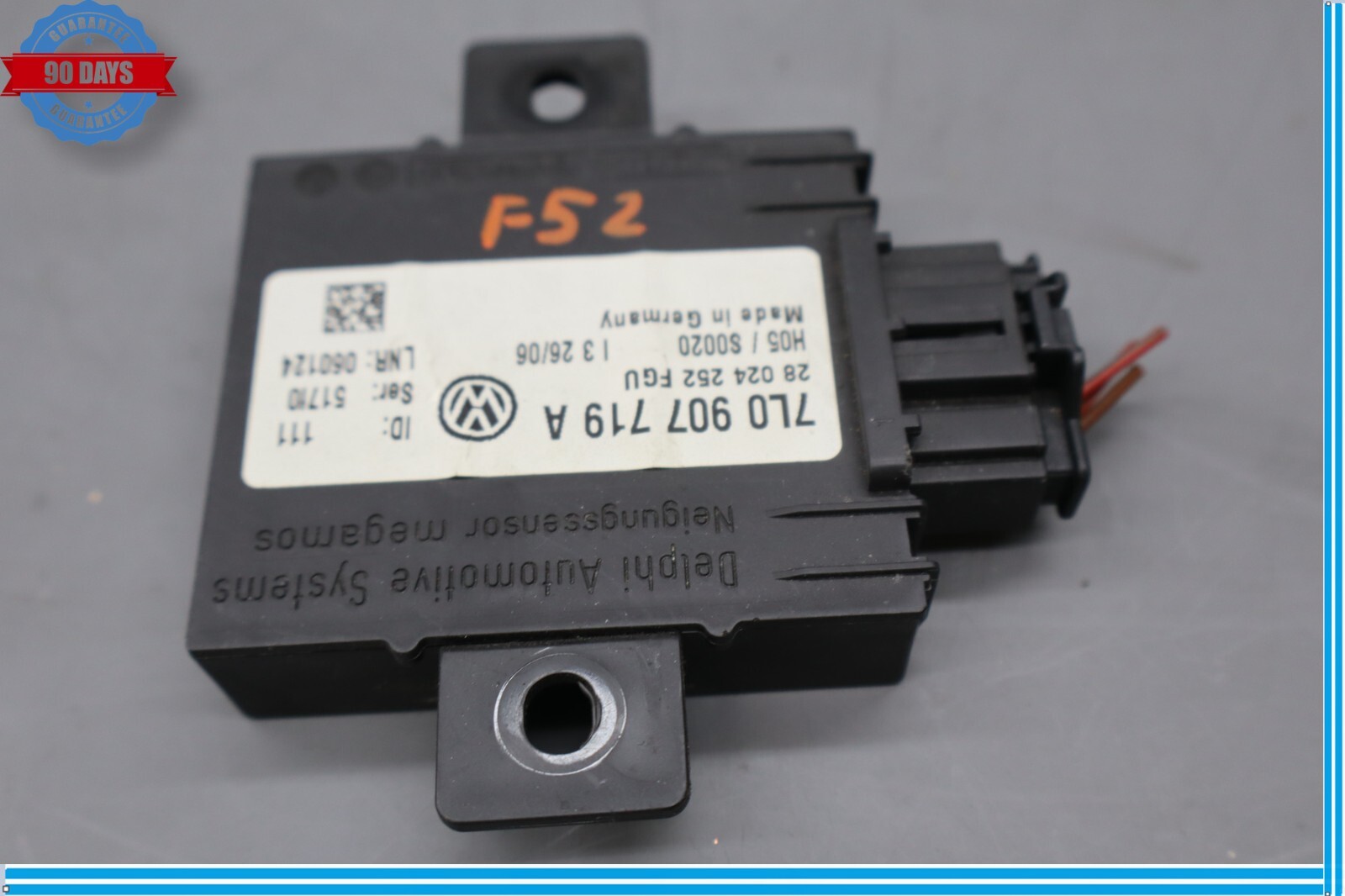 06-12 Bentley Continental GT GTC Anti-Theft Control Module 7L0907719A Oem