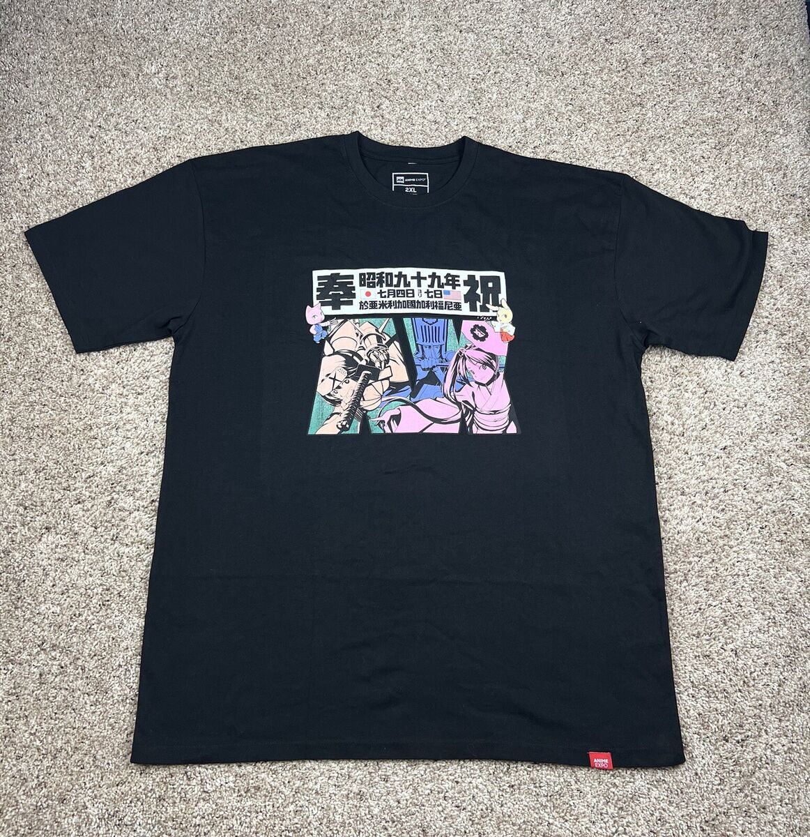 Anime Expo General Registration T Shirt 2XL Mens Black Short Anime Expo General Registration T Shirt 2XL Mens Black Short