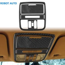 For Honda Accord 08-12 Real Carbon Fiber Interior Roof Reading Light Lamp Cover