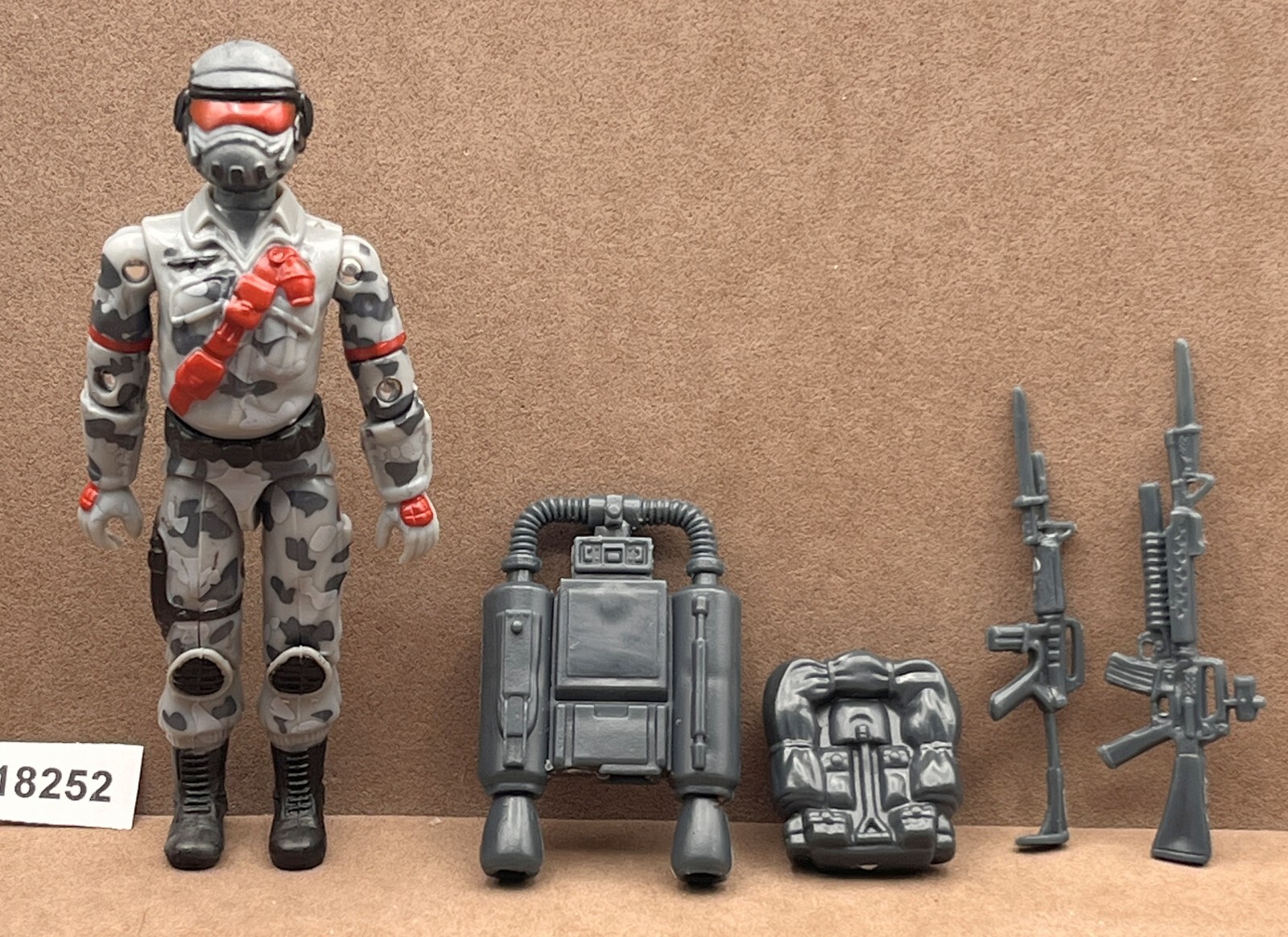 BLACK MAJOR CUSTOM SIGHTLINE CAMO STEEL BRIGADES G.I. Joe 3.75