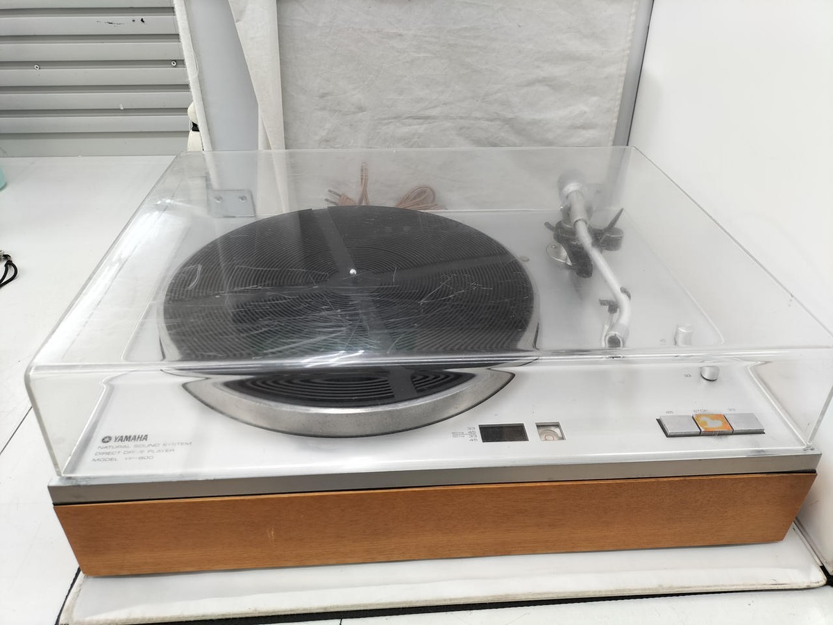 YAMAHA YP-800 Direct Drive Turntable Record Player Analog Black x