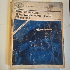 ハーレー 純正 マニュアル XL/XR 1979-1985 Harley-Davidson XL/XR Models 1000cc 4-Speed Service Manual