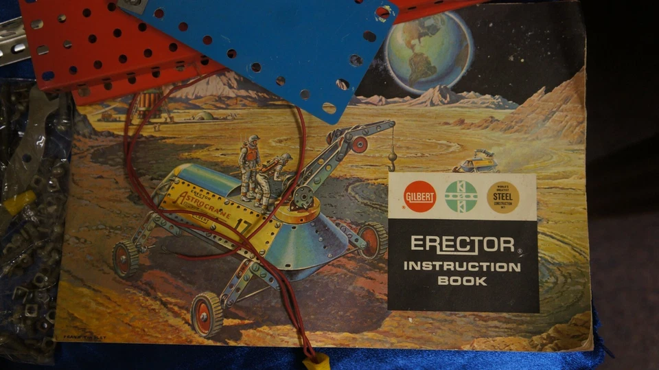 Juego de montador Gilbert de colección años 60 instrucciones de pieza transformador - polipasto incompleto  Foto 2 de 4