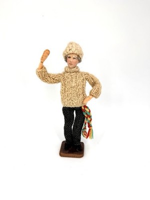 VTG Jay of Dublin Arran Fisherman Collectors Character Doll Made In Ireland