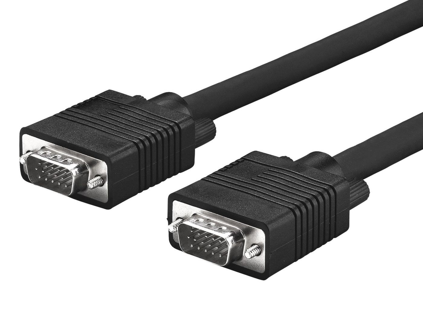 MicroConnect MONGG10B 10m VGA Monitor Cable – Full HD 1920x1080p, Gold-Plated