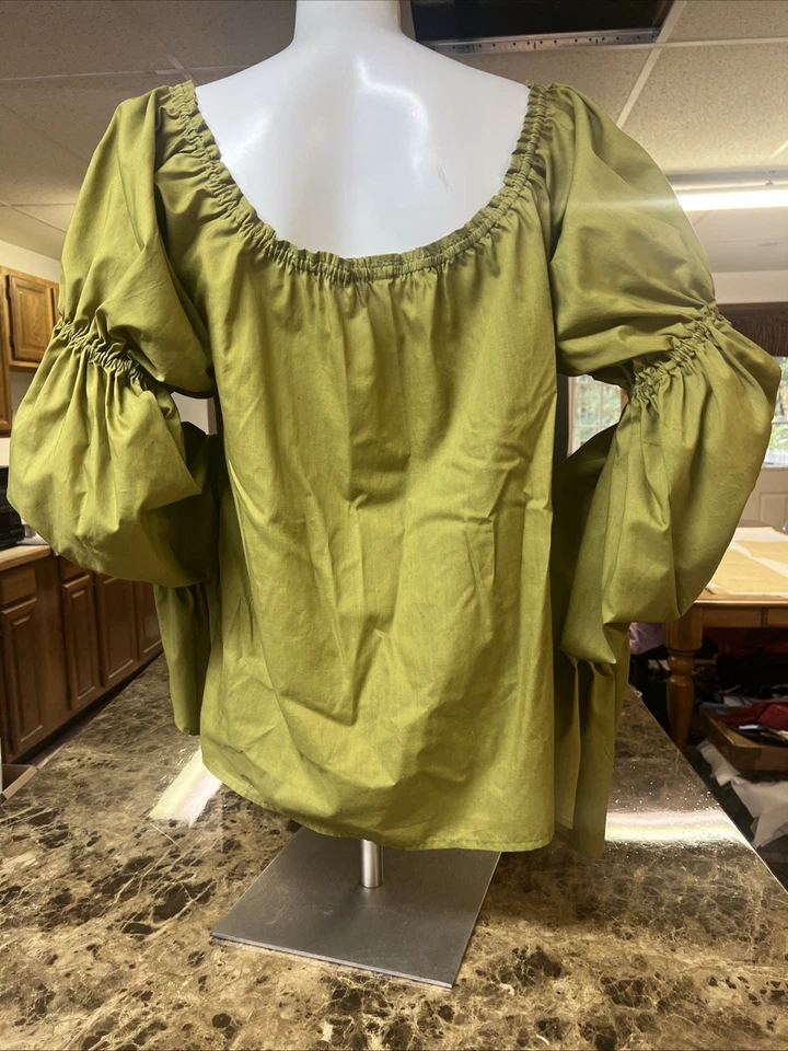 Disfraz de hada hada renacentista, criada, blusa, talla mediana Foto 4 de 4