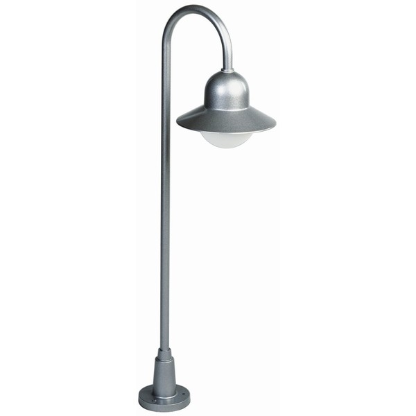 Wegeleuchte Typ Nr. 2005, HöHe 120Cm, IP44, E27 QA55 Max. 75W, Alu-Guss / Opalgl-image