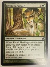Elvish Harbinger 207 U Lorwyn Magic the Gathering MTG LP