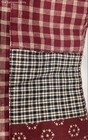Park Designs Red Gingham Mixed Patchwork Textile Table Cloth Made In India — photo 4