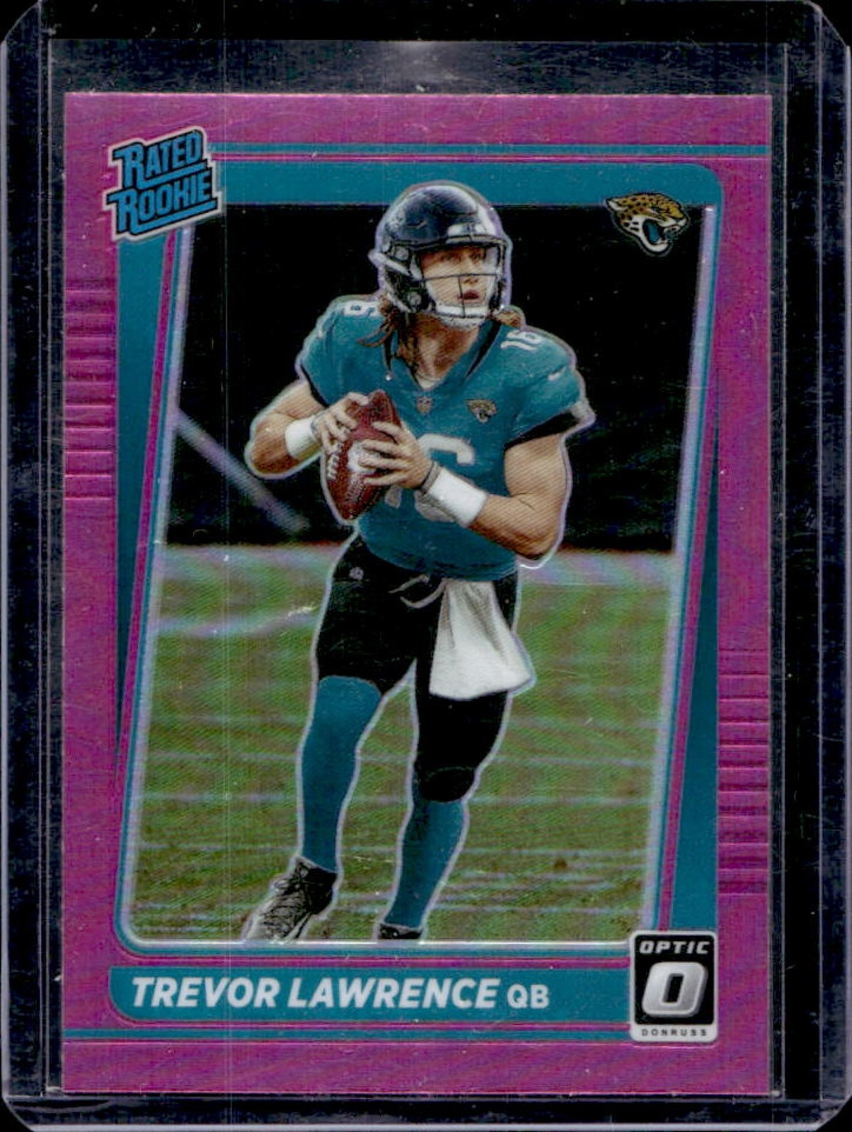 2021 Donruss Trevor Lawrence Prizm Optic Rated Rookie Preview Pink #P-251