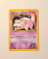 Pokemon Sabrina's Slowpoke 95/132 Gym Heroes Pokemon Card LP on eBay