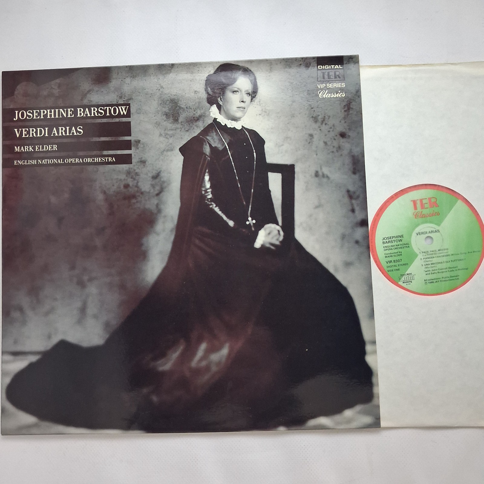 Ter Classics LP VIR 8307: Verdi - Arias / Josephine Barstow / Mark Elder