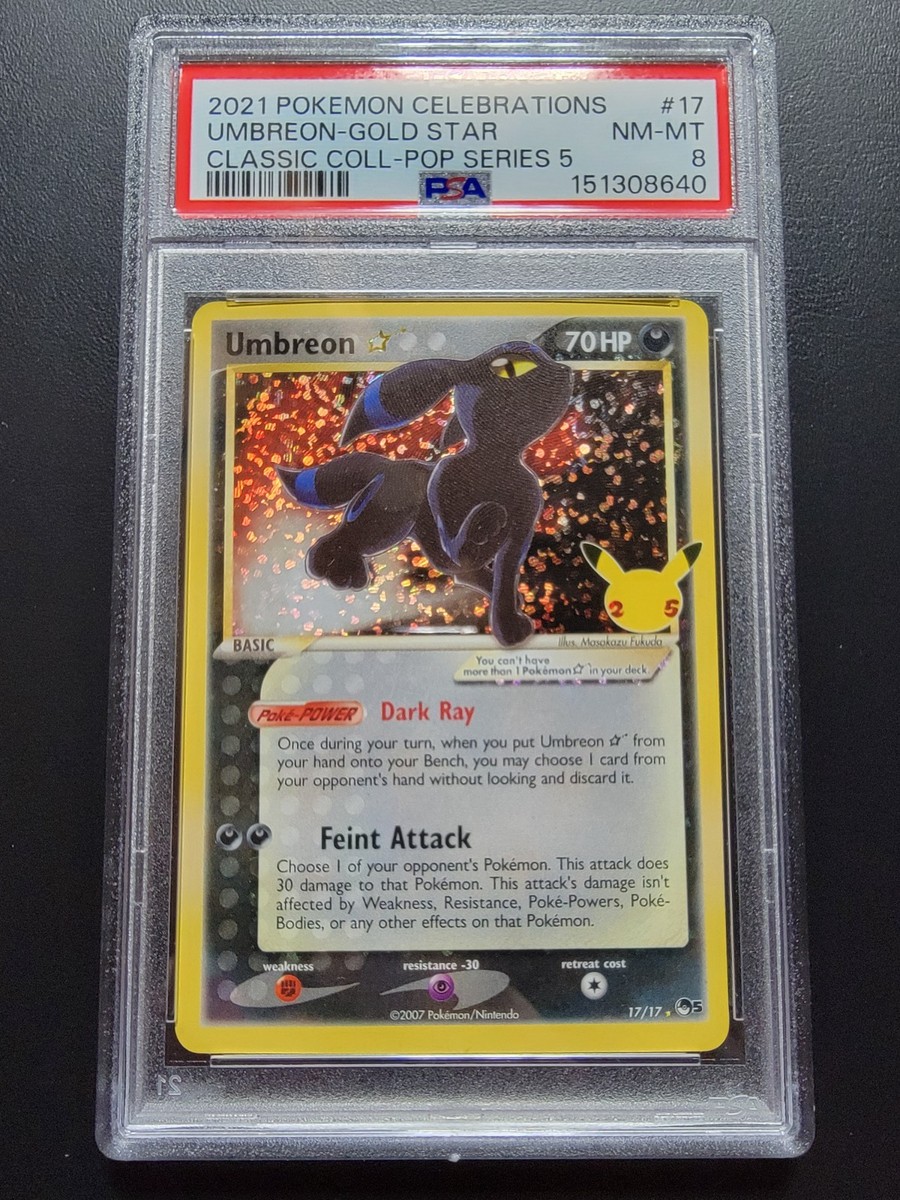 Umbreon Star 17/17 Celebrations: Classic Collection Holo for sale