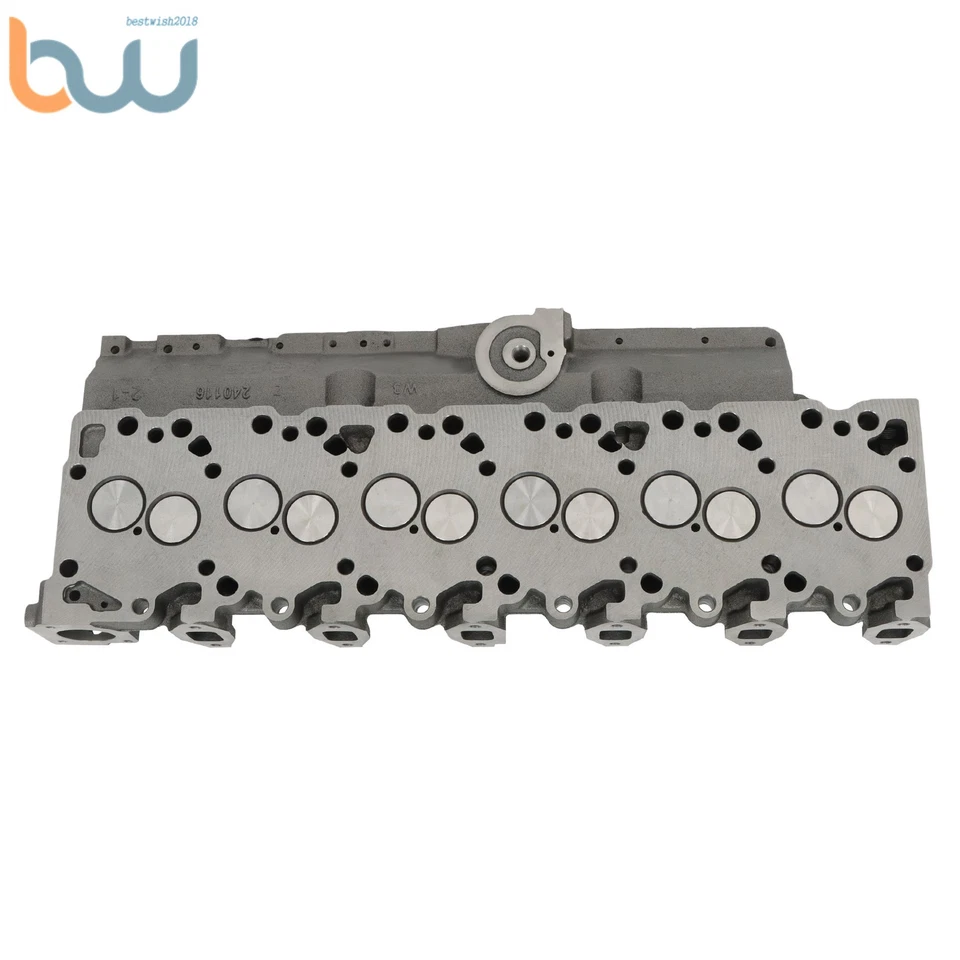For Ram 2500 3500 5.9L 94-98 12V DSL 6B 6BT 6BTA Cylinder Head W/Valves & Spring Foto 4 de 4