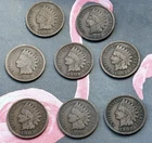 1900 - 1907 Liberty Indian Head Cent Penny Collection. Old US Coin Lot ~FREE S&H