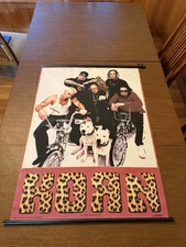 🔥🔥  Vintage 2000 Korn Band Poster Leopard Print Pit Bulls Store Promo 🔥🔥