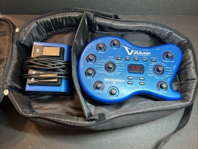 Behringer V-AMP 2 Guitar Amp Modeler + Foot Pedal + Carrying Case - Parts Only