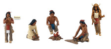 Woodland Scenics 4443 All Scale Native Americans Figures Scene-A-Rama