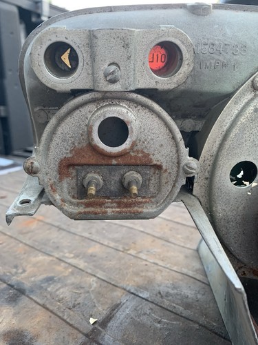 1957 57 CHEVY Instrument Panel Dash Speedometer Fuel Temp Gauge Cluster Bezel GM - Picture 7 of 13