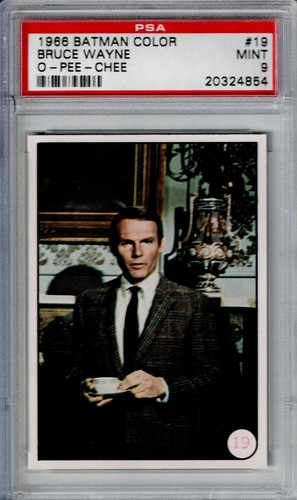 1966 OPC Batman Bat Laffs #19 Bruce Wayne — PSA 9