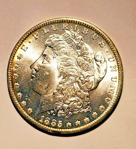 1885 O Gem BU Morgan Silver Dollar - VERY ORIGINAL ! - C 9952