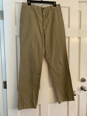 Docker's Mens Straight fit Casual Pants 32-34 Khaki Office Solid