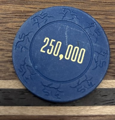 $250,000 UNIDENTIFIED CASINO casino gaming poker Roulette chip