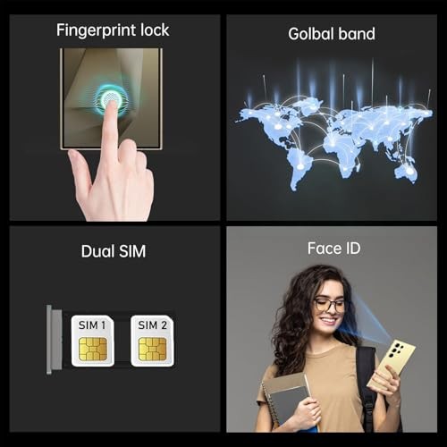 S24U Unlocked Cell Phone Android 14, 8GB+256GB Octa-core Smartphone, White - Afbeelding 6 van 8