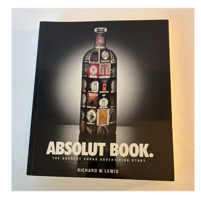 Absolut Vodka Advertising Story Original Distillery Book 1996 Black