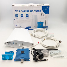 Celsgn Cell Signal Booster w/Outdoor Antenna  Mounts PTE-C80/AN201 Blue