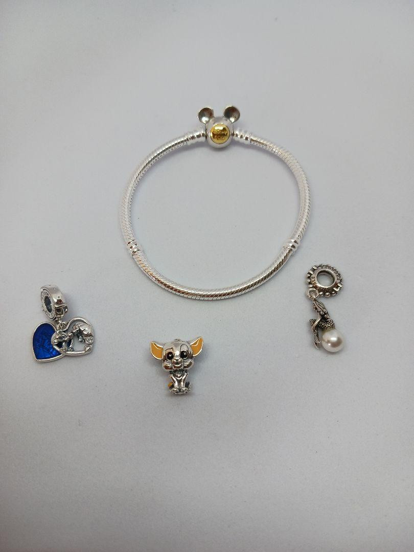 Pandora 925 Silver 17 cm Mickey Mouse Disney Bracelet #983e3e