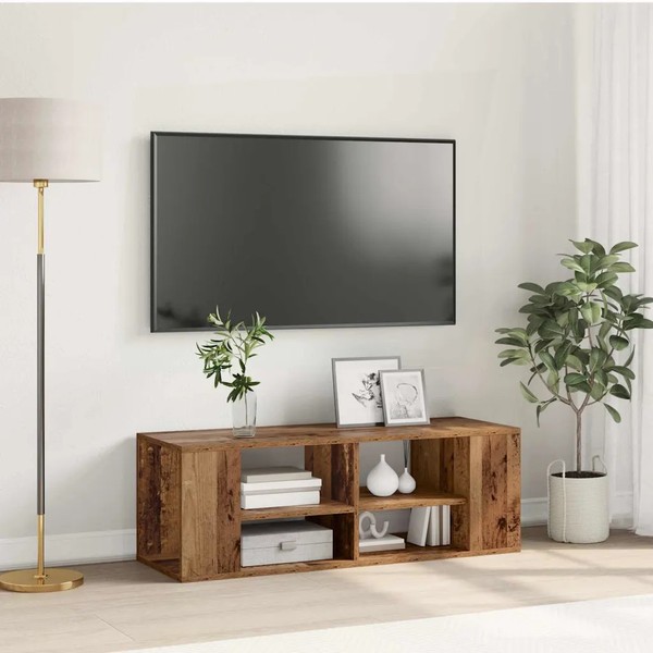 Tv-Schrankset 102 X 35 X 35 Cm Altholz Holzwerkstoff-image