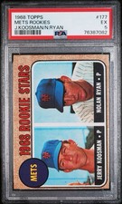 1968 Topps Jerry Koosman Nolan Ryan RC Rookie Stars #177 Mets PSA 5