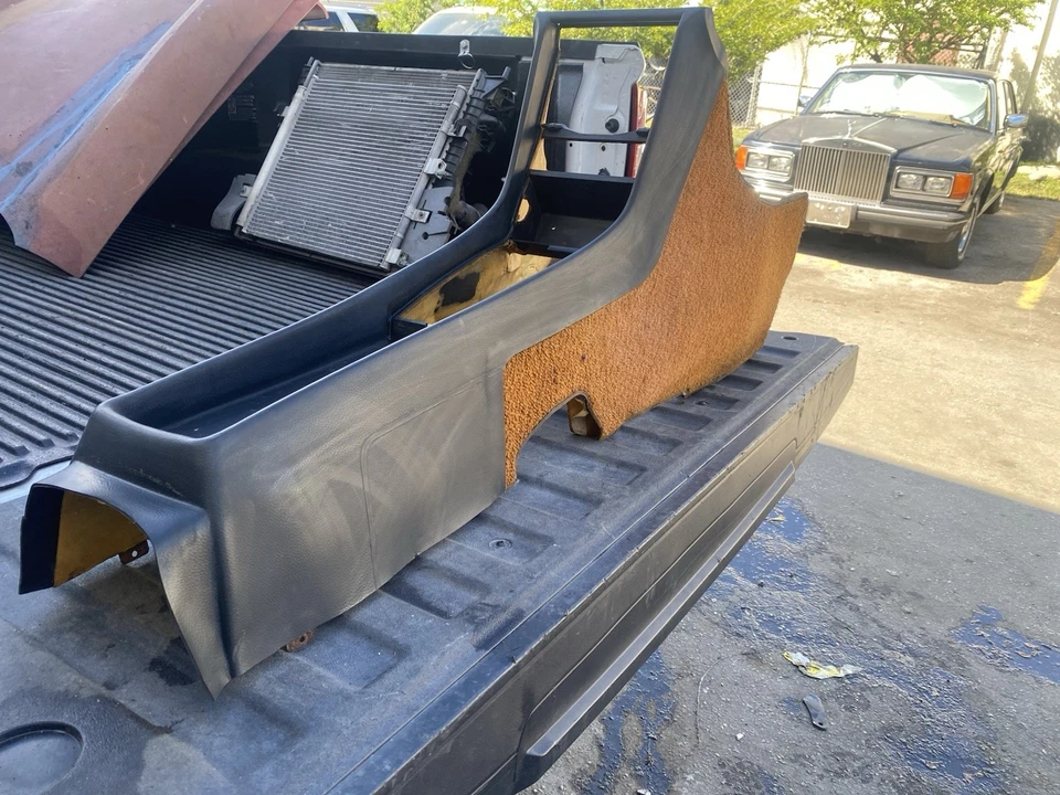 Mercedes Benz W116 280SE 1973-80 SEL 4,5 consola central gris/bronceado original OEM Foto 3 de 4