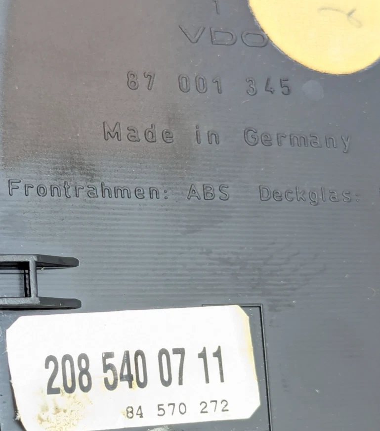 00-03 MERCEDES CLK320 CLK430 SPEEDOMETER INSTRUMENT CLUSTER - Image 2 of 4