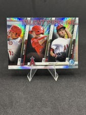 2017 Bowman - Chrome Talent Pipeline David Fletcher, Matt Thaiss, Nate Smith