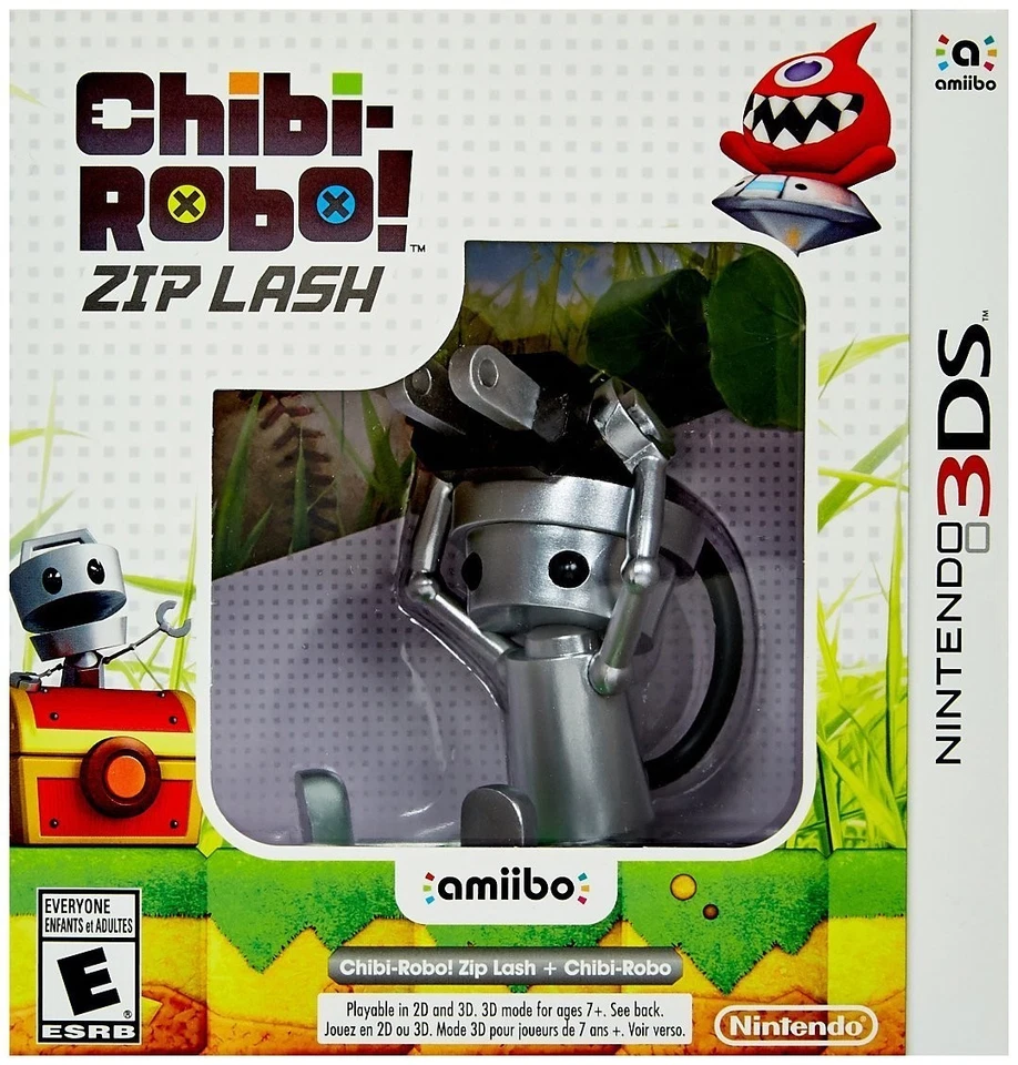 BRAND NEW Nintendo 3DS Chibi-Robo!: Zip Lash with Chibi-Robo Amiibo Bundle - Image 2 of 3