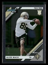 2019 Donruss #289 Alize Mack Press Proof Silver #/100 RC