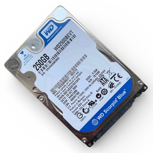 WD Scorpio Blue WD2500BEVT 250GB 2.5" SATA HDD  für MacBook Pro Mac mini