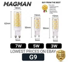 G9 LED Bulb Warm Cool White 3W 5W 7W High Brightness Energy Saving Capsule Lamps