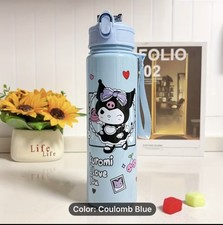 Sanrio Kuromi Blue 800mls Water Bottle - Brand New 
