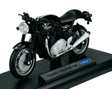 WELLY TRIUMPH THRUXTON 1200 1:18 DIE CAST MODEL NEW IN BOX MOTORCYCLE 12842