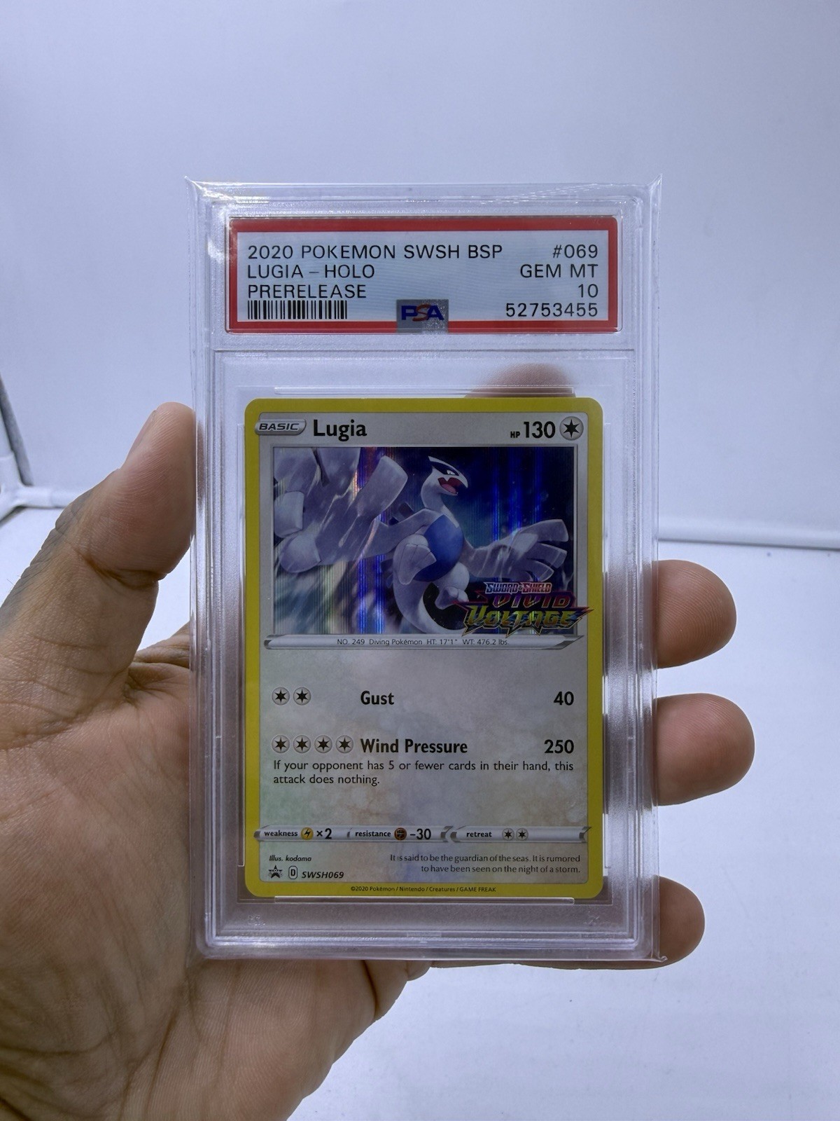 Lugia SWSH069 Black Star promo Psa 10