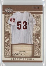2025 Leaf Lumber Game Used Lumber Bronze /45 Bobby Abreu #GL-11 ob9