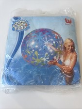 NEW SEALED 48 Inflatable Jumbo Beach Ball Bestway Splash Play Vinyl 2009 NOS
