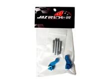 Tamiya Lunch Box CW-01  - Light Blue Aluminium Knuckle Arms Front Upright #50395